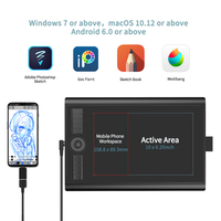 GAOMON M10K PRO 10x6.25 cali Art cyfrowy Tablet graficzny do rysowania obsługuje funkcję Tilt & Radial z 10 klawiszami skrótu 2